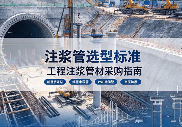 龙圩注浆管选型标准